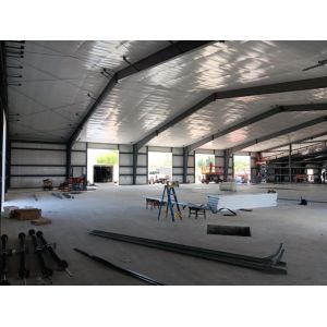 Prefab and Application Fields Steel Structure Warehouse with Customized Color