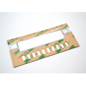 Flat Non Tactile Membrane Panel Switch With Clear Display Window On Graphic