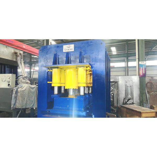 3000Ton Hydraulic Steel Door Embossing Machine 380V Double Action Pressing