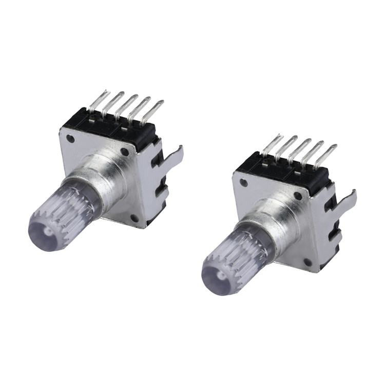 Encoder Switch,360 °Rotary LED EC12 RE12 Incremental Audio Encoder ,Coding