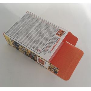 Printing Both Sides Box Toy Folding Packing Boxes With Clear PVC Window