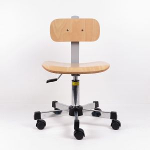 China Dual Wheel Ergonomic Industrial Task Chair With Backrest Height Tilt Adjustments on sale