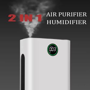HOMEFISH UV Humidifier Low Noise Air Purifier 430m3/H