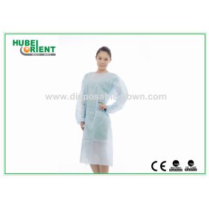 Cheap Eco Friendly Breathable SMS Disposable Surgical Scrubs with Elastic Wrist for sale