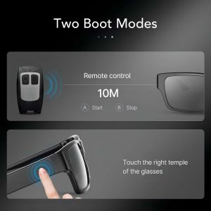 G2S-32G 1080P Hidden Video Sunglasses With Two Buttons Remote Controller