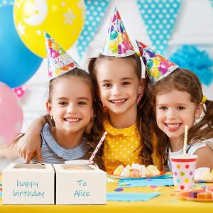 Customized Color 10x10x10 Square Cake Boxes for Packaging Desserts and Pastries