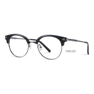 China Half Plastic Wearable Optical Eyeglass Frames Hydrolysis Resistance on sale