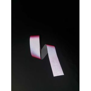 0.25mm Thick Red color Reflective Fabric Size 0.5cm~140cm EN20471