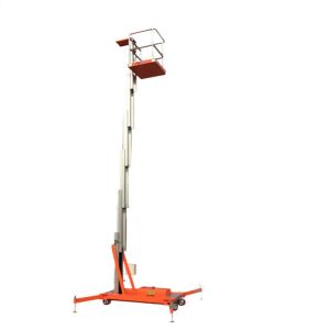 Aluminum Alloy Telescoping Vertical Mast Lift Platform Lightweight Lifting