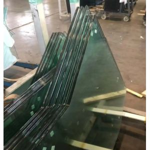 6.38-40.38mm PVB Clear Laminated Safety Glass Customized