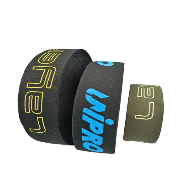 Quality Custom Brand Jacquard Woven Elastic Webbing For Underwear 2 Inch wholesale