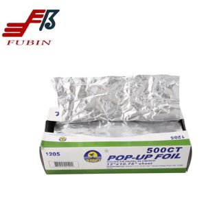 Biodegradable Pop Out Aluminium Foil Sheet Soft Temper