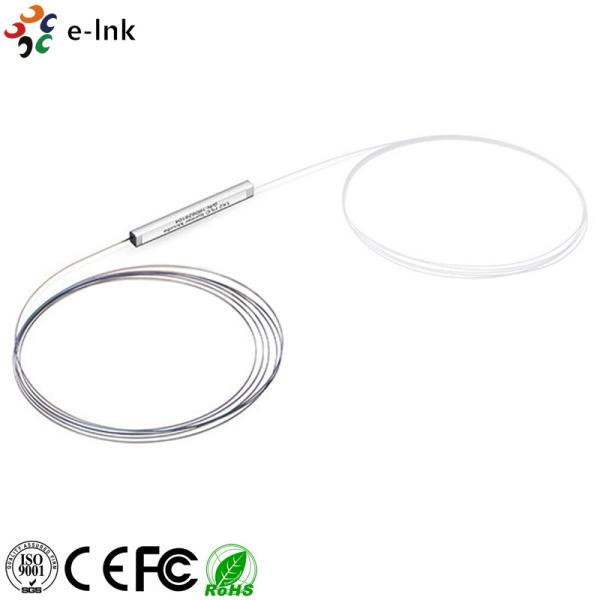 Quality No Connector Fiber Optic Switch PLC Splitter Steel Tube 250um Singlemode G.657A1 Fiber Type wholesale