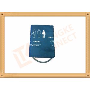 Light Green Non Invasive Blood Pressure Cuff Reusable NIBP cuff Thigh Use Nylon