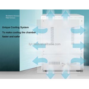 1800C Programmable Muffle Furnace with 2 kW Power and 30-Segment Control