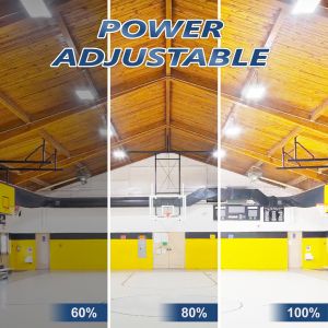 Selectable Wattage LED Linear High Bay Light 13000lm With Adjustable CCT