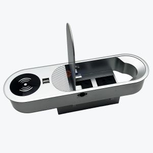 Multifunctional 2AC and 2USB A Charing Outputs Desktop Power Socket with