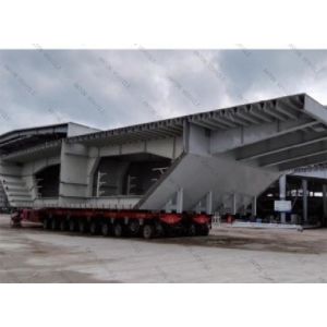 Cheap Heavy Duty Hydraulic Lowbed Trailer Modular Semi Trailer Load Capacity 200t for sale