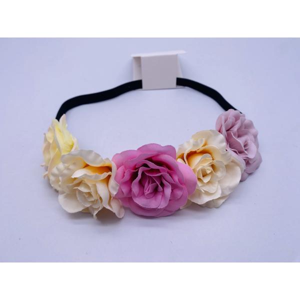 Quality Practical Women Flower Hair Elastic Multipurpose Fabric Material wholesale