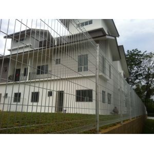 Galvanized Powder Coated Brc Mesh Roll Top Fence