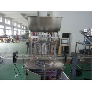 Automatic Bottle Filling System With Labeling And Capping Machines