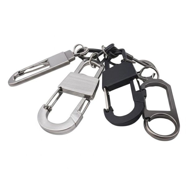 Durable Metal Keychain Holder OEM ODM Offering Custom Design Flexibility and