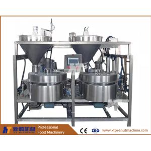 PLC Controller Automatic Peanut Coating Machine Peanut Coater Peanut Burger