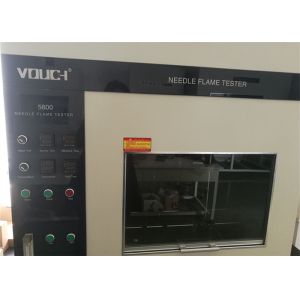 Burns Test Needle Flame Test Apparatus , Standard IEC60695 Flammability Test