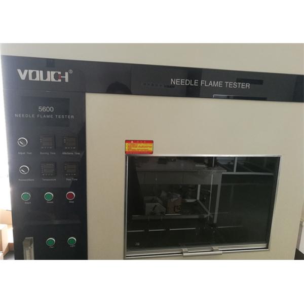 Burns Test Needle Flame Test Apparatus , Standard IEC60695 Flammability Test