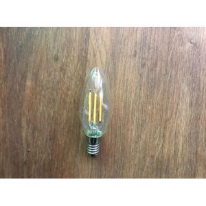 Triac Dimmable Power Saving Light Bulbs 35 * 98mm E14 / E12 C35 Candle Shape