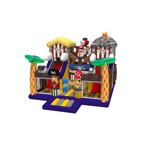 Quality Pirate Themed Painting 5x6x4.3m Inflatable Jump House wholesale