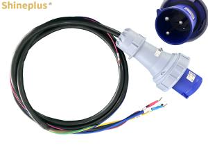 Cheap Ex-Factory Price 63A 250V IP67 Industrial Power Plug Main Wiring Harness For CNC Machine Tools for sale
