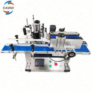 China Automatic Bottle Label Sticker Tabletop Double Side Round Bottle Labelling Machine With Date Coder on sale