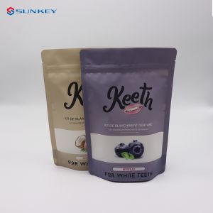 Matt Frosted Bolsa Barrier Custom Mylar BagStand Up Bags With Window