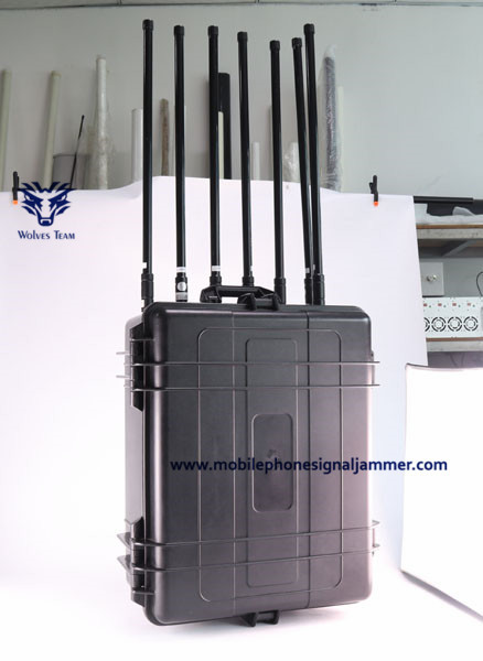 Quality 350 Watt Drone Communication Jammer 2000M Jamming Range Waterproof Enclosure wholesale
