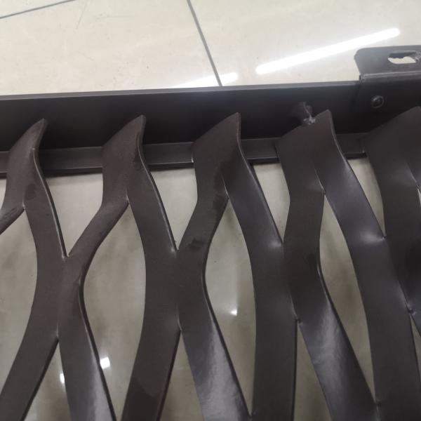 Quality Aluminum expanded metal mesh Curtain Wall GOLD COPER COLOUR wholesale