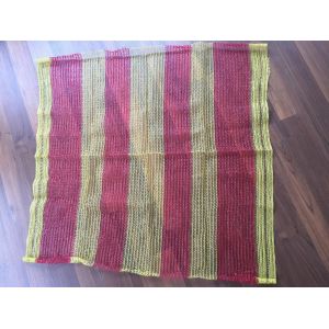 Orange Personnel Construction Safety Netting / Debris Net 40gsm - 200gsm