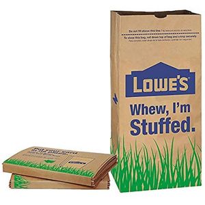 Moisture Proof Custom Size Lawn Paper Bags Accept Custom Lining