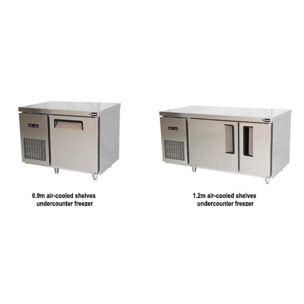 5 Trays Commercial Undercounter Freezer Workbench Freezer For Restaurant Bakery Shop