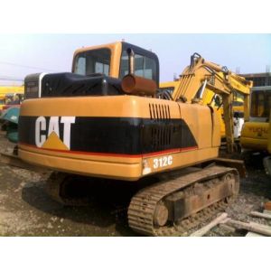 China 12.8T weight Used Crawler Excavator Caterpillar 312C with Original Paint on sale