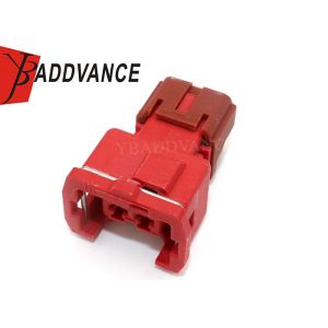 China Red 2 Way Female Connector , Fuel Injector Waterproof Automotive Connectors on sale