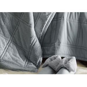 Pure Cotton Sateen Quilted Multiple Colors Luxury Oversized Couch Throw Blanket