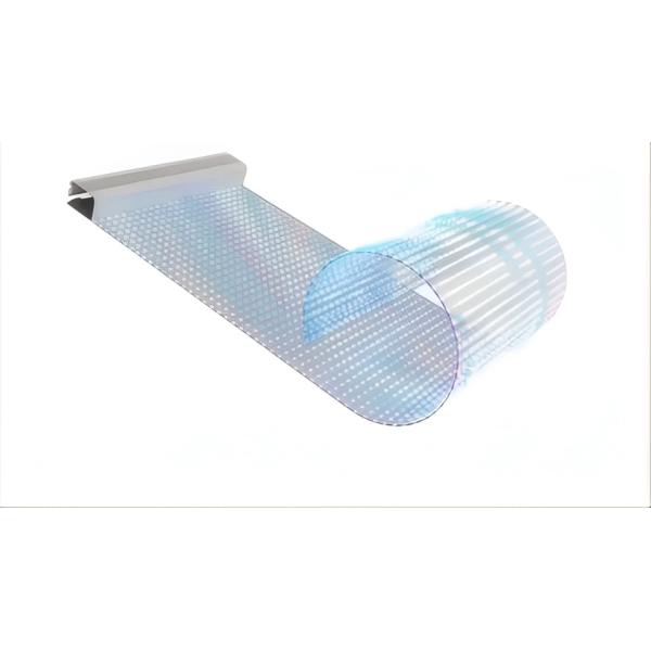 Indoor Ultra-Thin P8 Flexible Transparent LED Display with 85% Transparency and