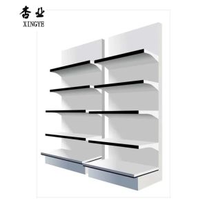 Factory customized color size metal heavy duty minimarket shelves wall shelves