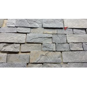 Blue Quartzite Wall Tiles Natural Stone Cladding Quartzite Retaining Wall with L