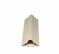 China 260g/M WPC Wood Tube Skirt Line For WPC Wall Panel Interior Decaration on sale