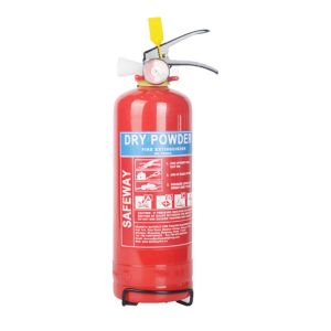 SAFEWAY 2kg Dry Powder Fire Extinguisher Convex Ring Portable