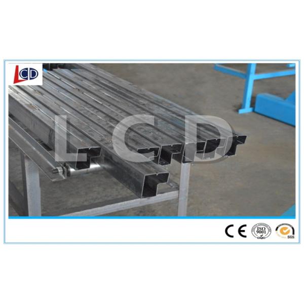 PLC Control Steel Pipe Roll Forming Machine , Square Tube Making Machine 50Hz