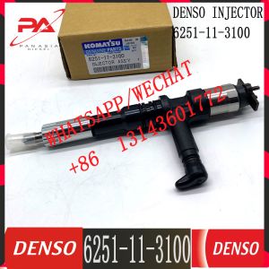 China PC450-8 Excavator 6D125 engine parts fuel injector 6251-11-3100 095000-6070 on sale