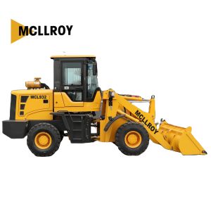 20.5-16 Tire Mini Articulated Wheel Loader, 1350mm Dump Reach Front End Shovel